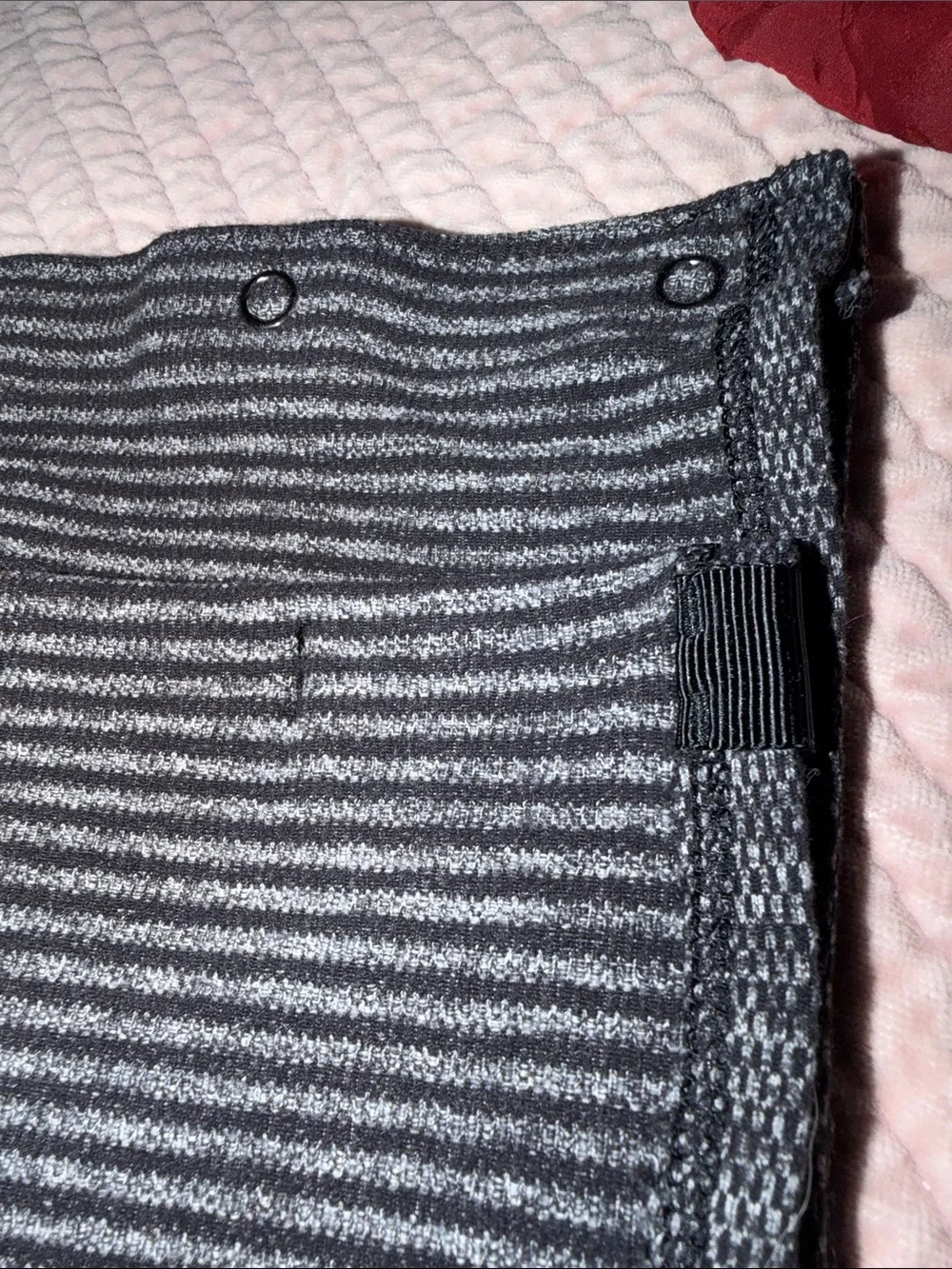 lululemon athletica Grey Striped vinyasa scarf